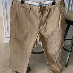 Two pairs of polo Ralph Lerann khaki pants size 38x29 in like new condition